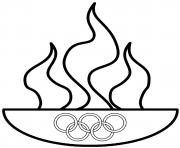 Printable Commemorating the theft of fire Olympics coloring pages